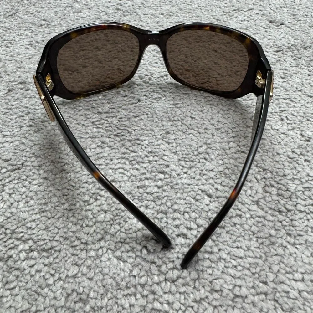 Kate Spade Sunglasses Rhinestone Crystal Hinge Womens Tortoise Shell Made Italy